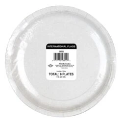 International Flag Party Paper Plates 9 Inch (8 Per Package) -Bulk Party Supplies Shop 58022 i3