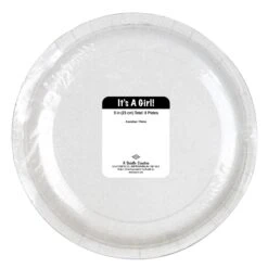 It's A Girl! Paper Plates 9 Inch (8 Per Package) 9 It's A Girl! Paper Plates 9 Inch (8 Per Package) -Bulk Party Supplies Shop 58040 i3 1