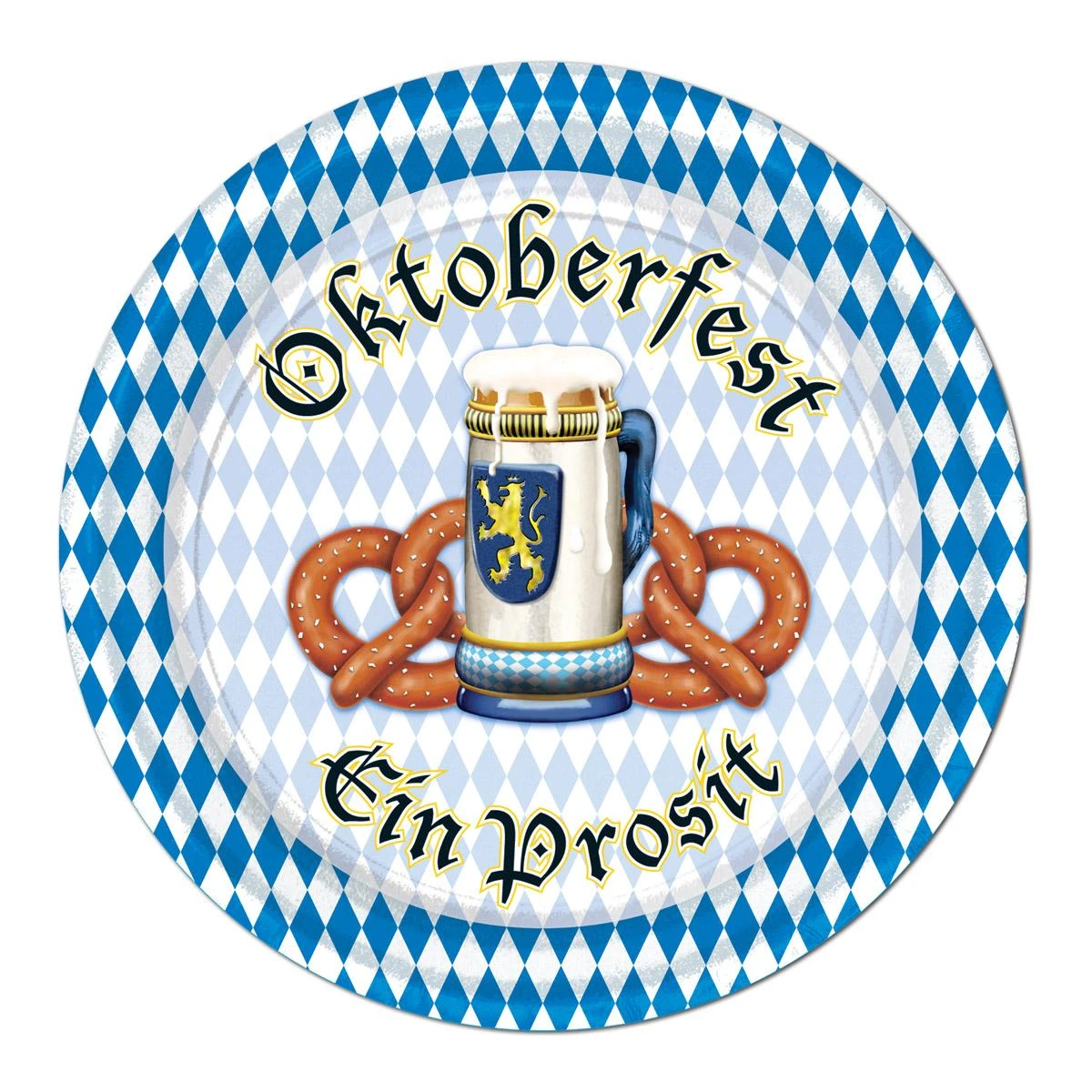 Oktoberfest Theme Paper Plates 7 Inch (8 Per Package) 1 Oktoberfest Theme Paper Plates 7 Inch (8 Per Package)