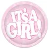 It's A Girl! Paper Plates 7 Inch (8 Per Package) 3 It's A Girl! Paper Plates 7 Inch (8 Per Package) -Bulk Party Supplies Shop 58075