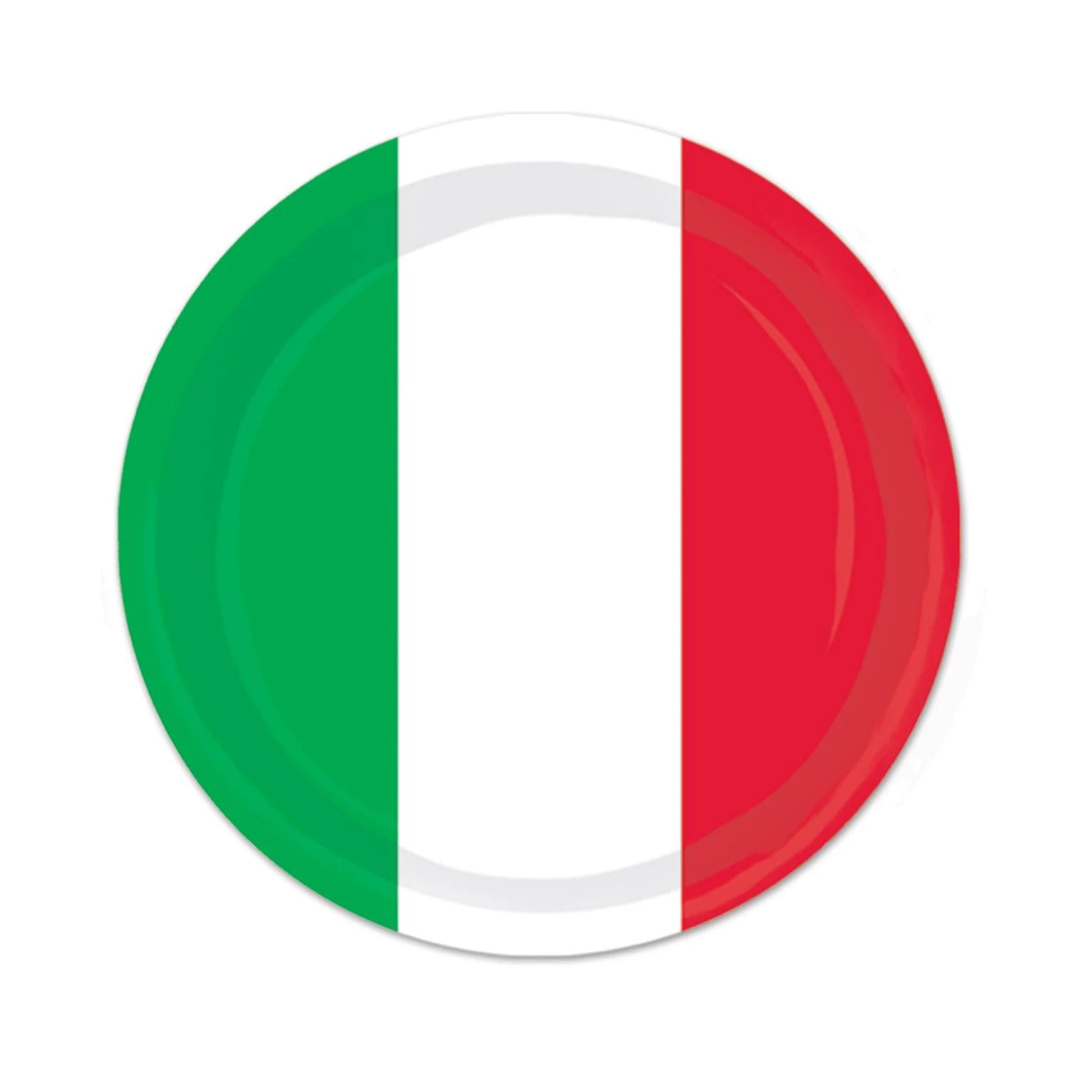Fiesta Red, White & Green Paper Plates 7 Inch (8 Per Package) 1 Fiesta Red, White & Green Paper Plates 7 Inch (8 Per Package)