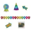 Birthday Desktop Party Pack Kit (6 Decorations Per Package) -Bulk Party Supplies Shop 58081