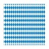 Oktoberfest Blue & White Luncheon Napkins (16 Per Package)