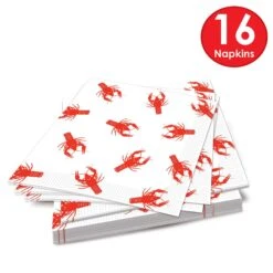 Mardi Gras Crawfish Luncheon Napkins (16 Per Package) -Bulk Party Supplies Shop 58126 i7