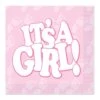 It's A Girl! Luncheon Napkins (16 Per Package) -Bulk Party Supplies Shop 58142