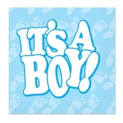 It's A Boy! Luncheon Napkins (16 Per Package)