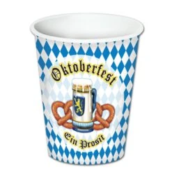 Oktoberfest Beverage Cups (8 Per Package)