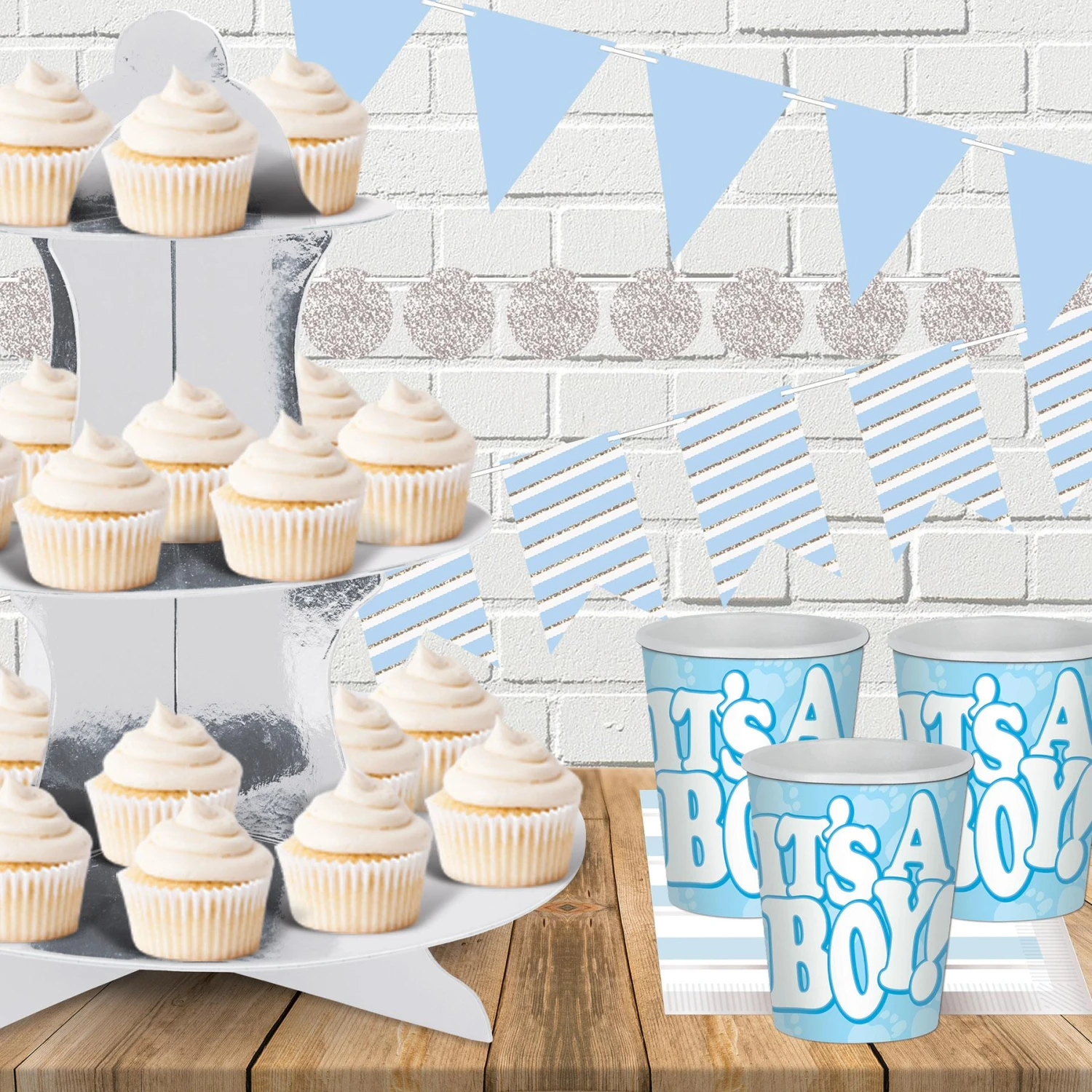 It's A Boy! Beverage Cups (8 Per Package) 2 It's A Boy! Beverage Cups (8 Per Package) - Image 2