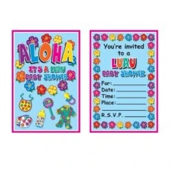 Hula Baby Invitations (8 Per Package)