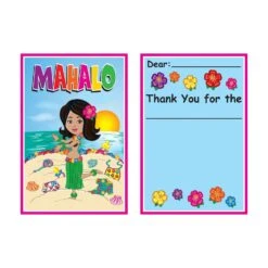Hula Baby Thank You Notes (8 Per Package)