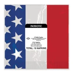 Patriotic Beverage Napkins (16 Per Package) 7 Patriotic Beverage Napkins (16 Per Package) -Bulk Party Supplies Shop 58307 i3