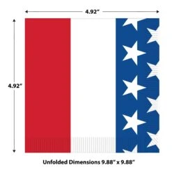 Patriotic Beverage Napkins (16 Per Package) 9 Patriotic Beverage Napkins (16 Per Package) -Bulk Party Supplies Shop 58307 i5