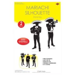 Mariachi Silhouette Stand-Ups (2 Per Package) 10 Mariachi Silhouette Stand-Ups (2 Per Package) -Bulk Party Supplies Shop 58311 i3 mariachi silhouette stand ups