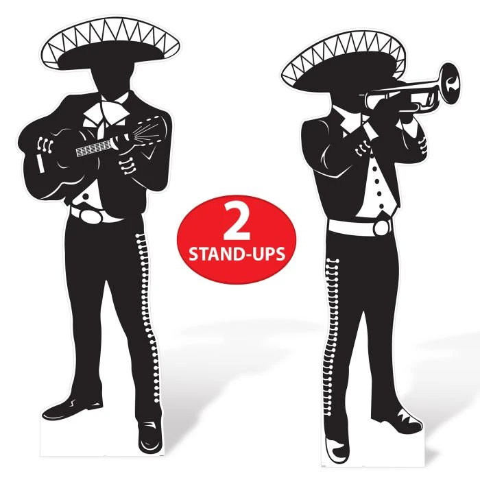 Mariachi Silhouette Stand-Ups (2 Per Package) 6 Mariachi Silhouette Stand-Ups (2 Per Package) - Image 6