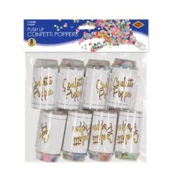 Push Up Confetti Poppers - Multi-color (8 Per Package) 7 Push Up Confetti Poppers - Multi-color (8 Per Package) -Bulk Party Supplies Shop 59640 MC i3 86120885 0b32 46e4 8297 f88d9feda8c2