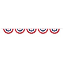Patriotic Bunting Party Banner