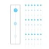 Dot Stringers - Blue (6 Per Package) -Bulk Party Supplies Shop 59955 B