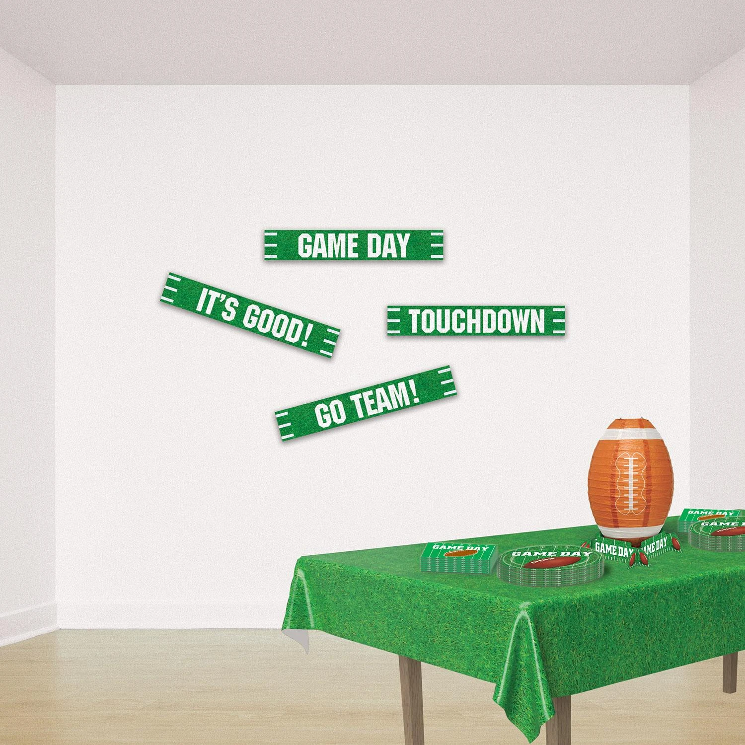 Game Day Football Party Lantern Centerpiece 2 Game Day Football Party Lantern Centerpiece - Image 2