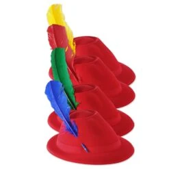 Oktoberfest Red Velour Alpine (24 Per Case)