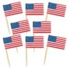 Packaged U S Flag Party Picks (50 Per Package) -Bulk Party Supplies Shop 60100