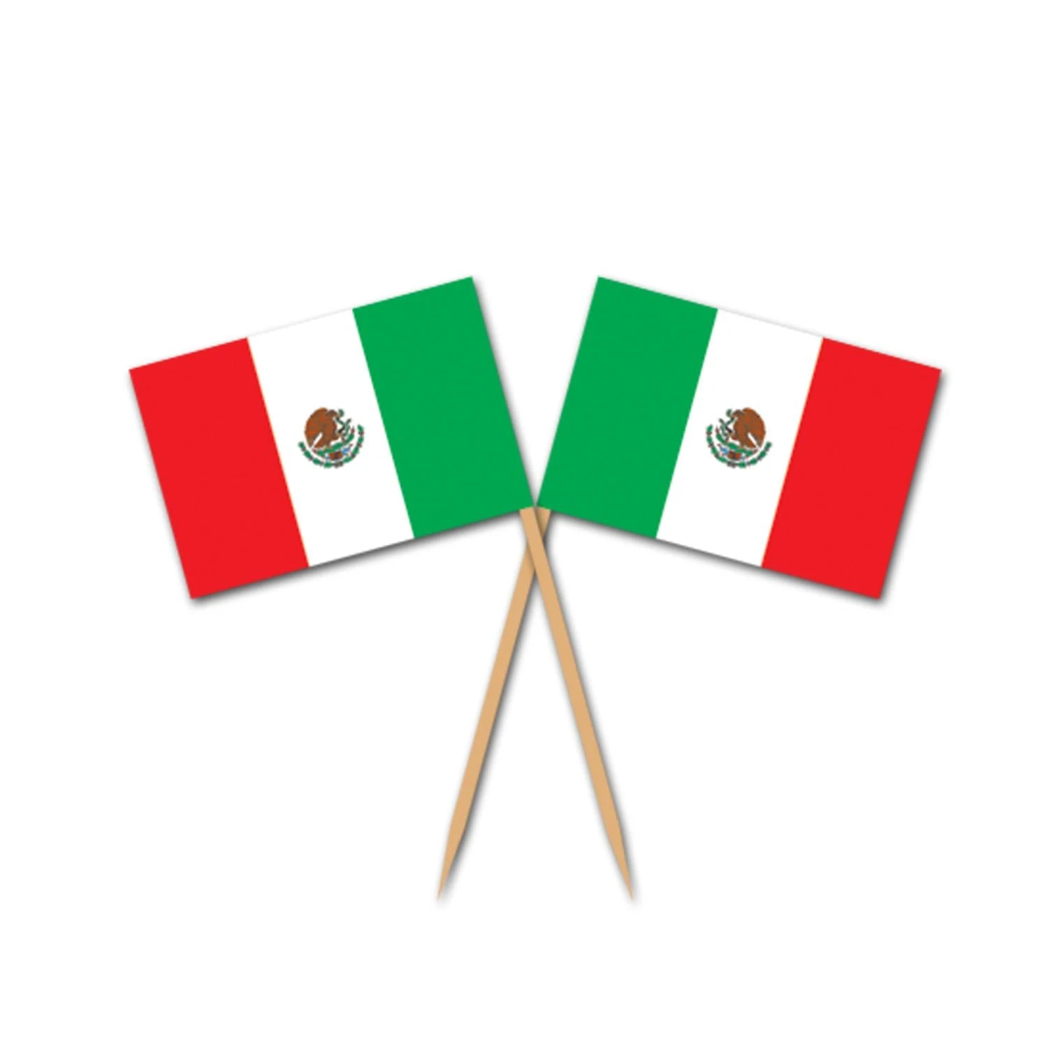 Fiesta Mexican Flag Picks (50 Per Package) 1 Fiesta Mexican Flag Picks (50 Per Package)