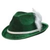 Oktoberfest Forest Green Vel-Felt Alpine Hat -Bulk Party Supplies Shop 60208