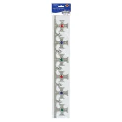 Silver Plastic Jeweled King's Crown -Bulk Party Supplies Shop 60250 S i3