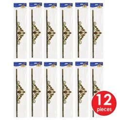 Plastic Jeweled Queen's Tiara - Gold -Bulk Party Supplies Shop 60251 GD i3 1