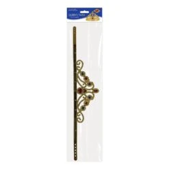 Plastic Jeweled Queen's Tiara - Gold -Bulk Party Supplies Shop 60251 GD i3