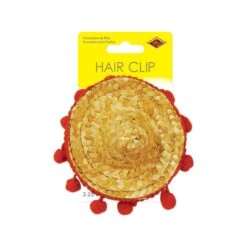 Fiesta Sombrero Hair Clip -Bulk Party Supplies Shop 60293 i3