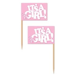 It's A Girl! Picks (50 Per Package)