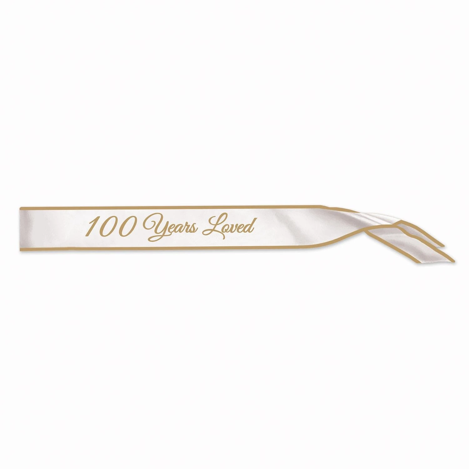 100 Years Loved Satin Sash 1 100 Years Loved Satin Sash