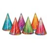 Prismatic Cone Hats (6 Per Package) -Bulk Party Supplies Shop 60357