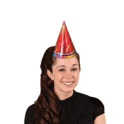 Prismatic Cone Hats (6 Per Package) -Bulk Party Supplies Shop 60357 i2 0175abfb b285 4a41 8823 16e35c49fec3