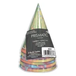 Prismatic Cone Hats (6 Per Package) -Bulk Party Supplies Shop 60357 i3 1ad5564a e265 4c6b 9356 553fb52b3e79