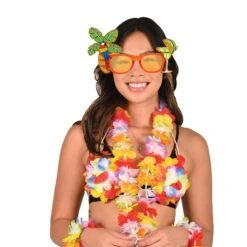 Luau Party Palm Tree & Parrot Fanci-Frame Glasses -Bulk Party Supplies Shop 60376 i2 c2479103 ee61 4625 b37c 0987fcfade92