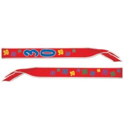 30th Birthday Party Satin Sash