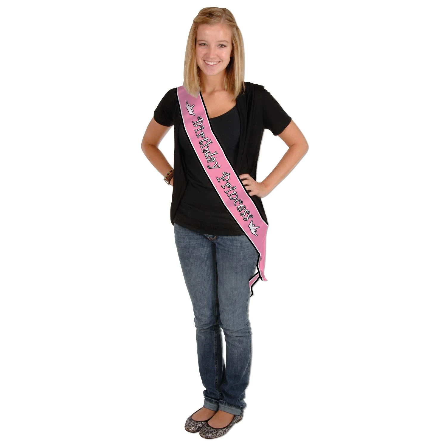 Birthday Party Princess Satin Sash 2 Birthday Party Princess Satin Sash - Image 2