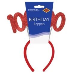 100th Birthday Party Glittered Boppers -Bulk Party Supplies Shop 60590 100 i3