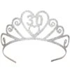 Glittered Metal 30th Birthday Party Tiara 2 Glittered Metal 30th Birthday Party Tiara -Bulk Party Supplies Shop 60633 30