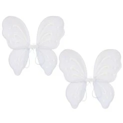 Halloween Nylon Fairy Wings - White -Bulk Party Supplies Shop 60647 W i7