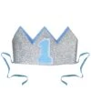 Glittered Baby's 1st Birthday Party Crown -Bulk Party Supplies Shop 60659