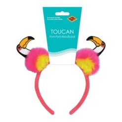 Luau Party Toucan Pom-Pom Headband -Bulk Party Supplies Shop 60687 i3