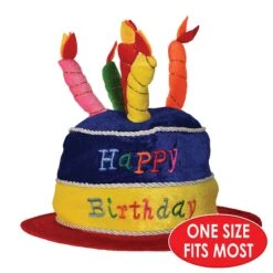 Plush Birthday Party Cake Hat -Bulk Party Supplies Shop 60717 i4 1 8174ec45 4c48 45e7 88ed a534edae2509