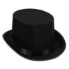Satin Sleek Top Hat - Black -Bulk Party Supplies Shop 60839 BK