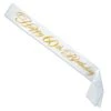 Glittered Happy 60th Birthday Satin Sash -Bulk Party Supplies Shop 60885 60