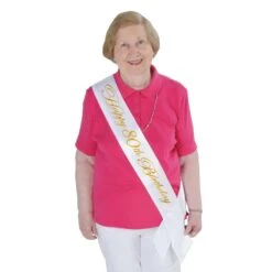 Glittered Happy 80th Birthday Satin Sash -Bulk Party Supplies Shop 60885 80 i2 eed0c5f3 d46e 42f7 a717 7cdd01145ac6