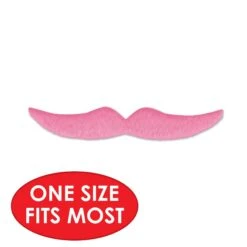 Hairy 'stache - Pink -Bulk Party Supplies Shop 60891 P i5