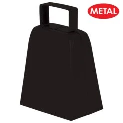 Party Cowbells - Black 7 Party Cowbells - Black -Bulk Party Supplies Shop 60939 BK i4