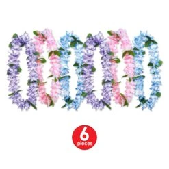 Luau Party Island Floral Leis (3 Per Package) -Bulk Party Supplies Shop 60975 i7 1